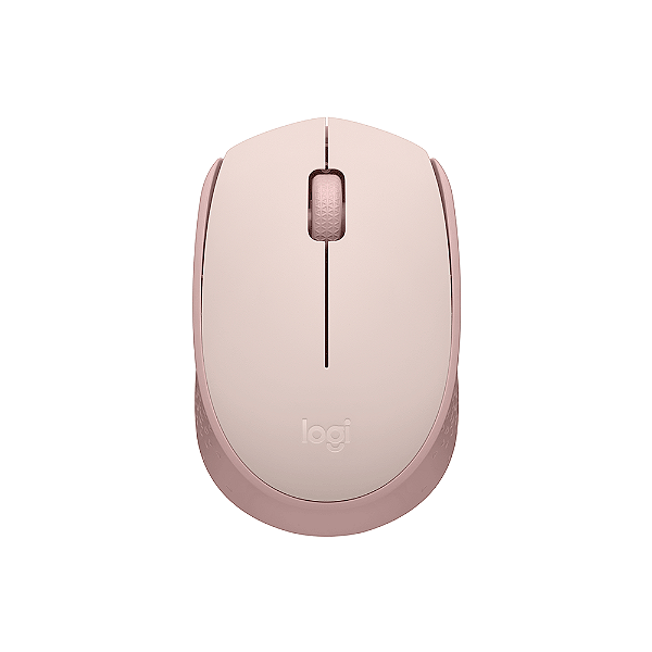 Mouse Sem Fio Logitech M170 1000 DPI Ambidestro Rose
