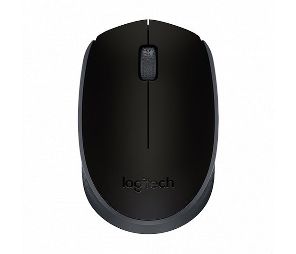 Mouse Sem Fio Logitech M170 1000 DPI Ambidestro Preto