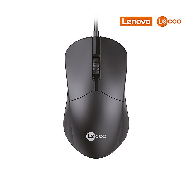 Mouse USB Lecoo M1102 Óptico 1200 DPI Ambidestro Preto