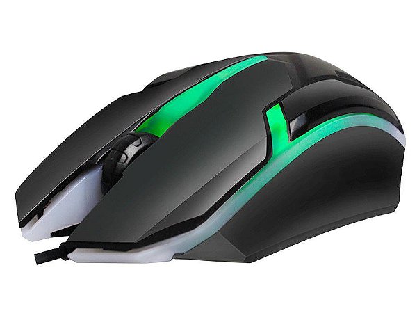 Mouse Gamer Hayom MU2908 1000 DPI LED RGB 3 Botões USB