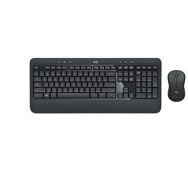 Kit Teclado e Mouse Sem Fio Logitech MK540 Advanced ABNT2 Preto