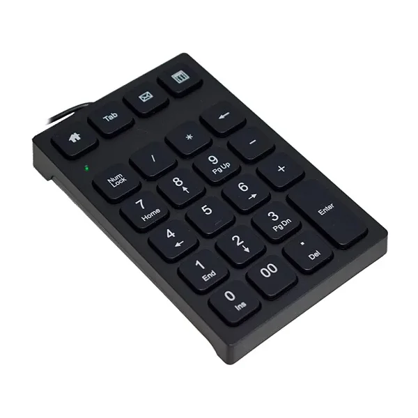 Teclado Numérico K-Mex USB Preto KP-2403
