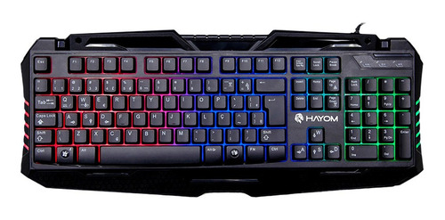 Teclado Gamer Hayom TC3205 LED Colorido ABNT2 USB