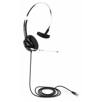 Headset Monoaural Intelbras THS 40 RJ9 para Call Center e Teleatendimento - 4010045