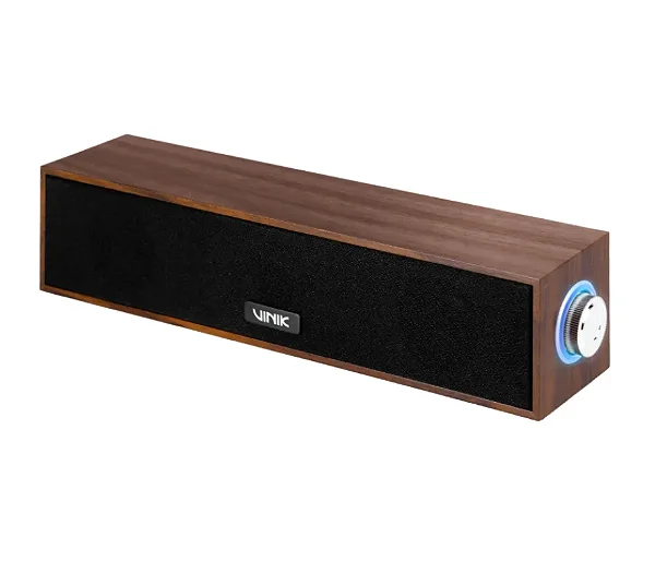 Soundbar para PC Vinik Wood 6W RMS WDB6W Estéreo USB e P2