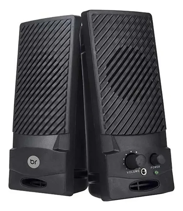 Caixa de Som para PC e Notebook Bright 0058 USB 2.0