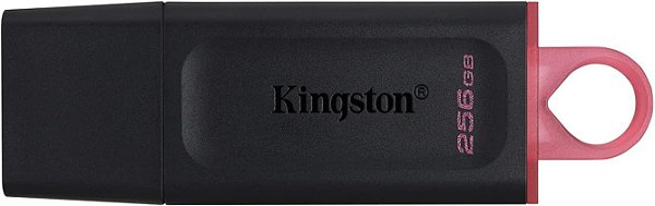 Pendrive Kingston DataTraveler Exodia 256GB USB 3.2 Gen 1 Preto e Amarelo