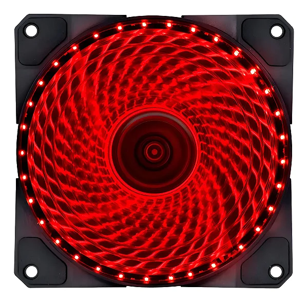 Cooler Fan 120mm Vinik VX Gaming V.Lumi 33 LEDs Vermelho