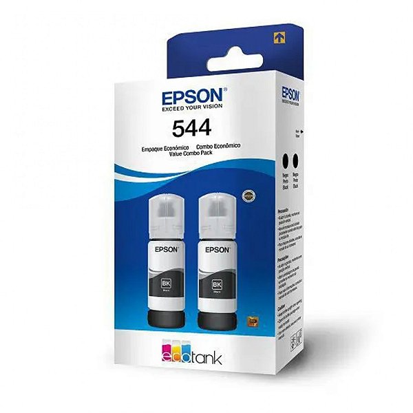 Kit Refil Tinta Epson T544 2x Preta