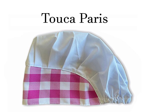Touca Paris - Aba Xadrez Pink - Uniblu