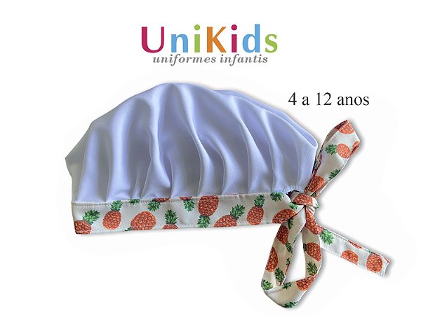 Touca Unikids - Abacaxi - Uniblu