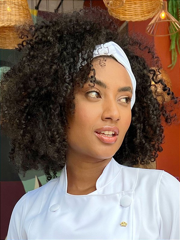 Turbante Gabardine Branco - Uniblu