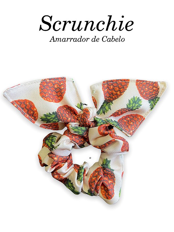 Scrunchie  - Amarrador de cabelo abacaxi - uniblu