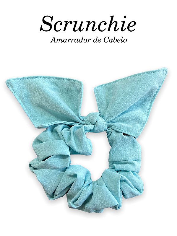 Scrunchie - Amarrador de cabelo Elastan Jet Capri - uniblu
