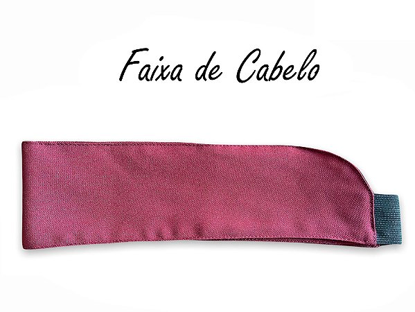 Faixa de Cabelo Bordo Burgundy - Uniblu