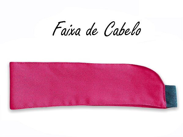 Faixa de Cabelo cor PInk Bright  Rose - Uniblu