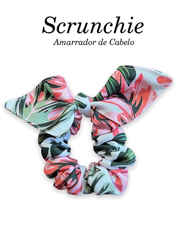 Scrunchie  - Amarrador de cabelo Garden - Uniblu