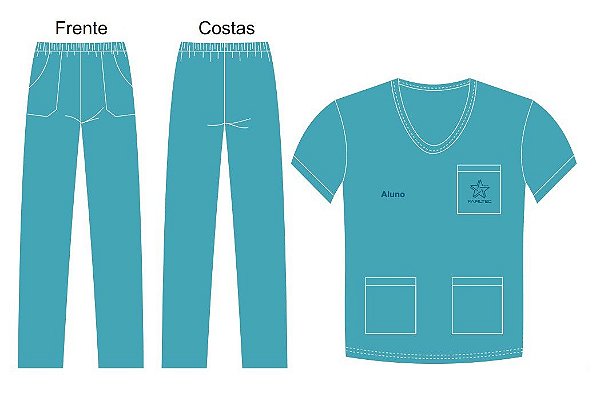 Pijama Cirúrgico Fafiltec - Alunos