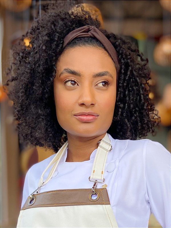 Turbante Cor- Marrom Chocolate - Uniblu