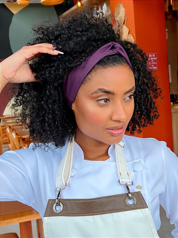 Turbante Cor- Violet Açai  - Uniblu