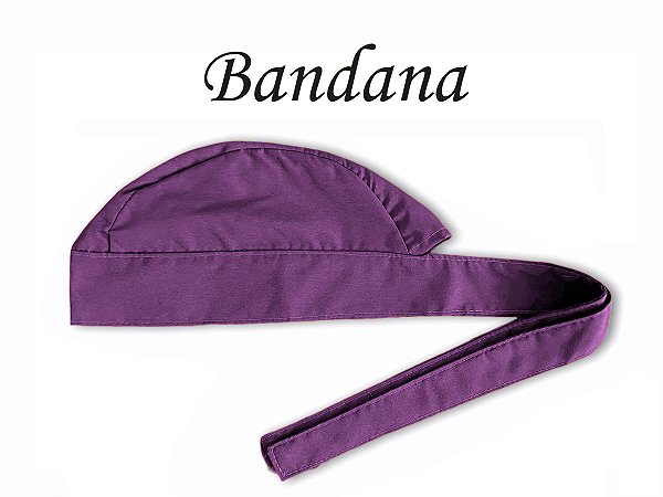 Bandana - Touca Pirata Violet Açai  - ( unisex )  Uniblu