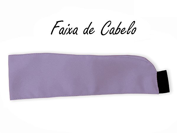 Faixa de Cabelo cor- Lilás  - Uniblu