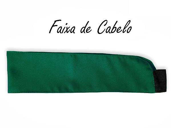 Faixa de Cabelo Verde Bandeira - Uniblu