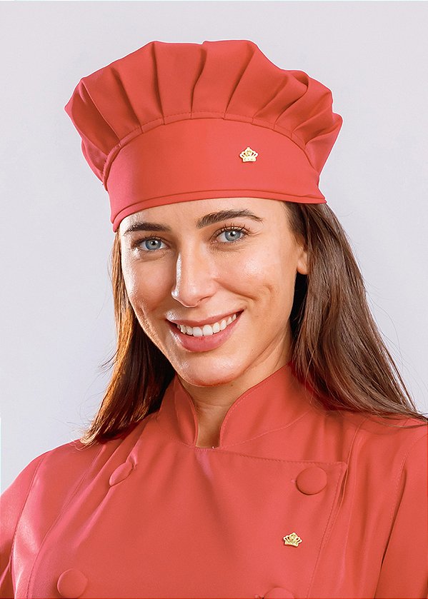 Gorro Queen - Cor Olaria Salmão - Uniblu
