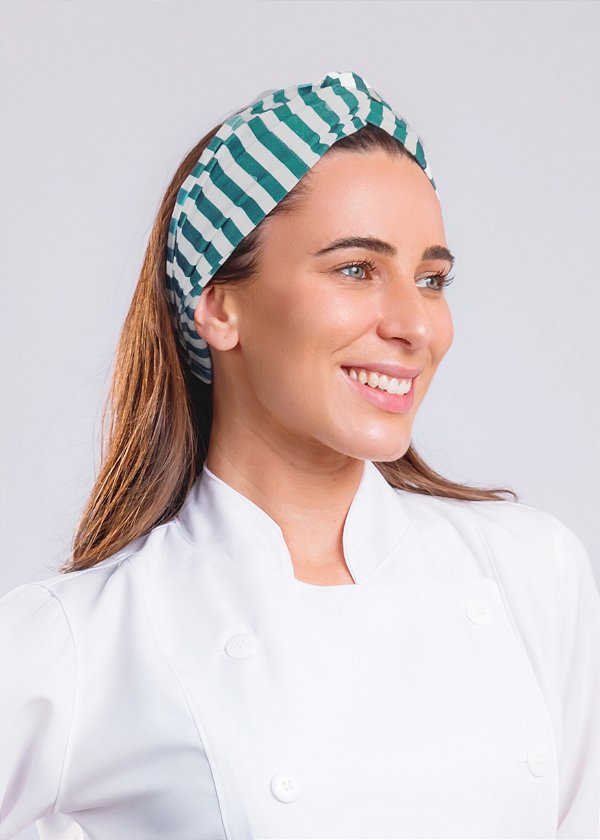 Turbante Listras Verdes - Uniblu
