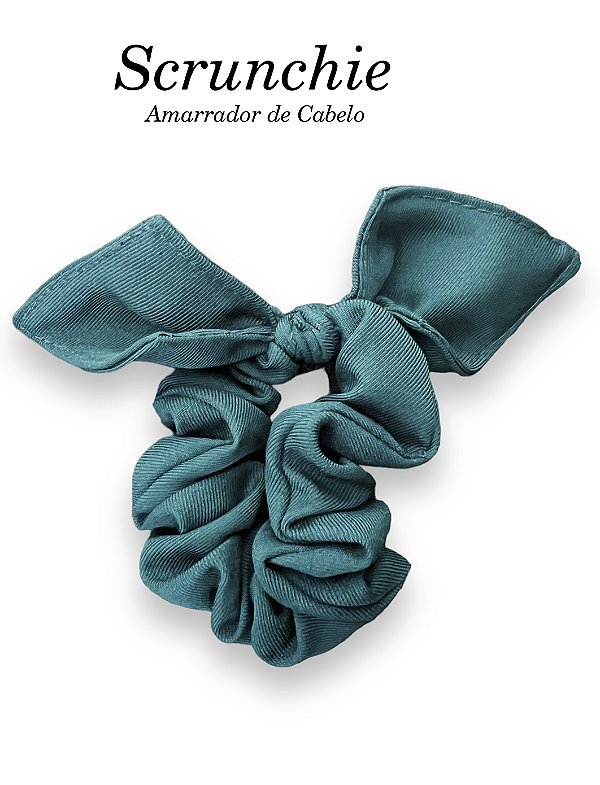 Scrunchie  - Amarrador de cabelo verde Botanical - uniblu