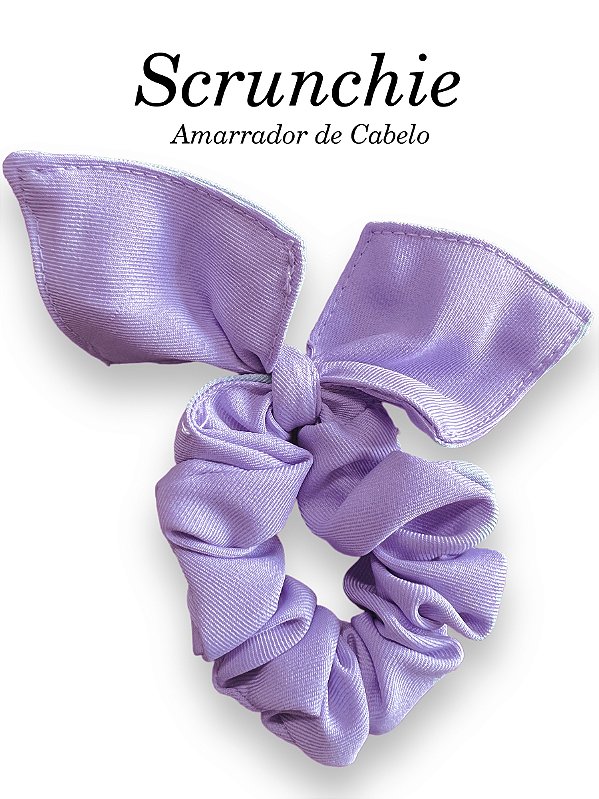 Scrunchie  - Amarrador de cabelo Lilás - uniblu