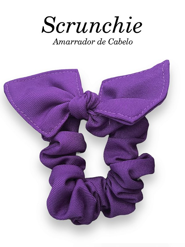 Scrunchie  - Amarrador de cabelo Violet Açai - uniblu