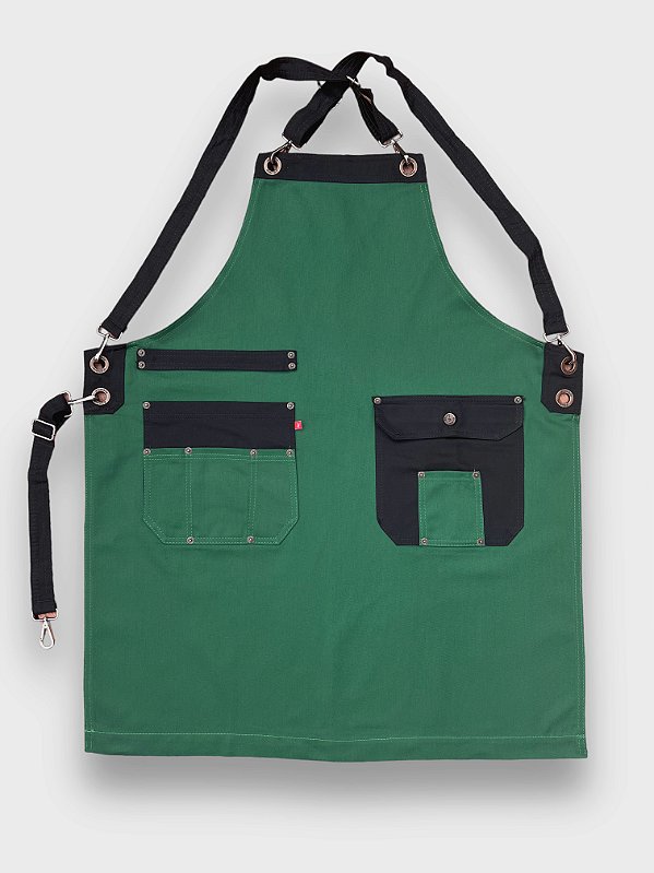 Avental Vintage Unissex - Verde Cedro Uniblu - Personalizado