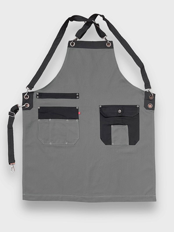 Avental Vintage Unissex - Cinza Pedra Uniblu - Personalizado