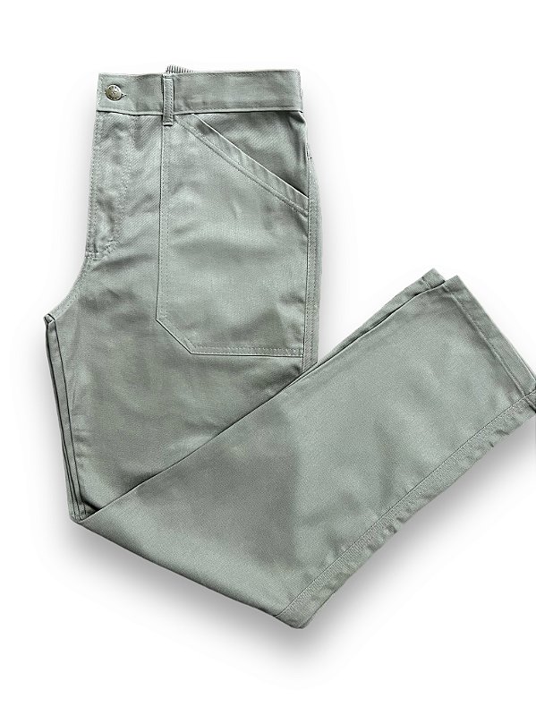 Calça Profissional Cintura Meia Elástico cor- Cinza - Uniblu