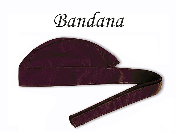 Bandana - Bordô - ( unisex ) -  Uniblu