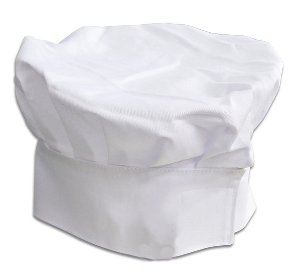 Touca Chefe Oxford Branca ( unisex ) uniblu