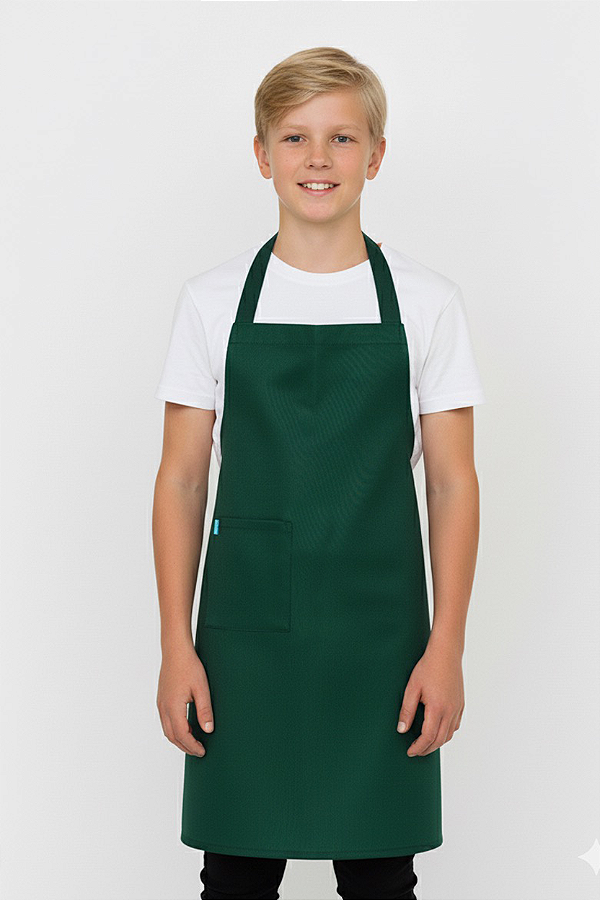 Avental Juvenil Uniblu 12 a 16 anos - Verde Botânical - Uniblu - Personalizado