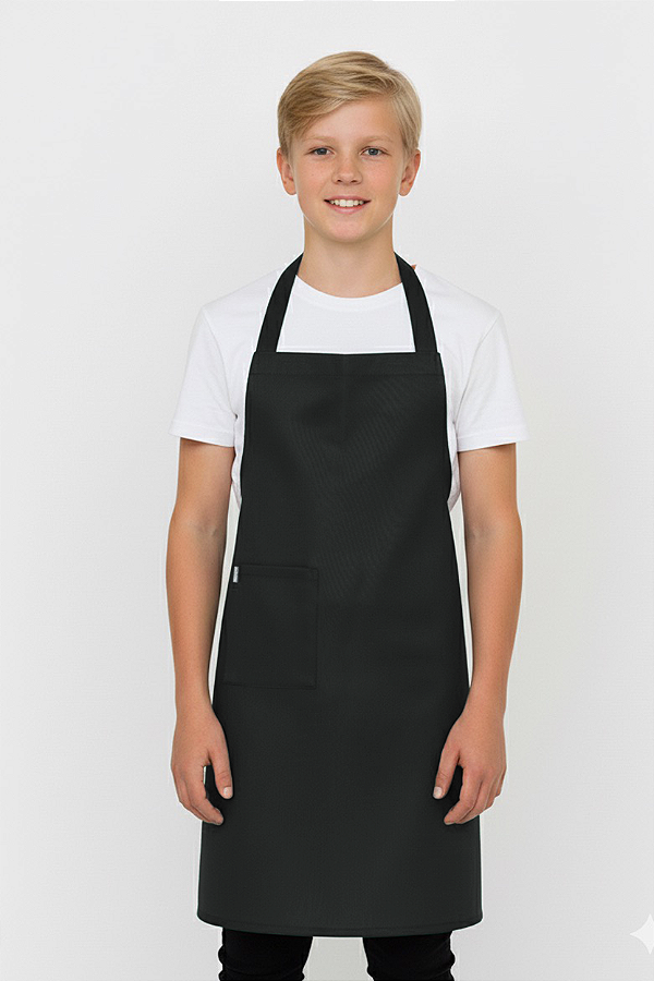 Avental Juvenil Uniblu 12 a 16 anos - Preto - Uniblu - Personalizado