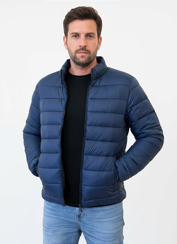 Jaqueta Puffer Unissex Azul - Uniblu - UNB