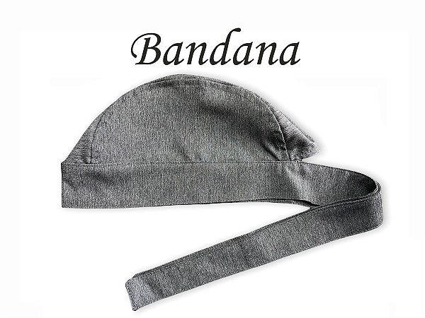 Bandana - Touca Pirata Lodon Chumbo - ( unisex )  Uniblu