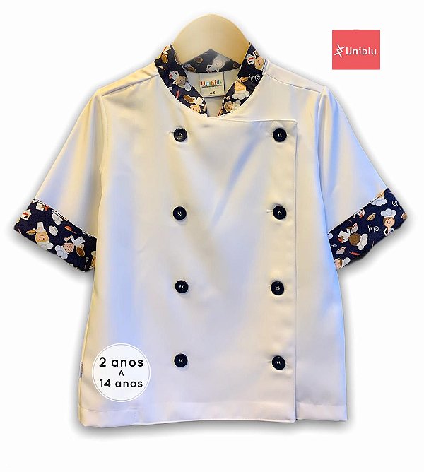 Camisa Chefe Infantil - Dolman Infantil - Estampa Chefinho - Unikids