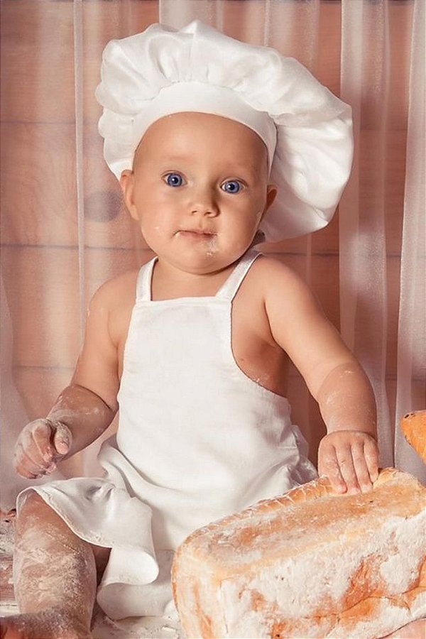 Avental Baby 1 a 2 anos - Unikids - Personalizado