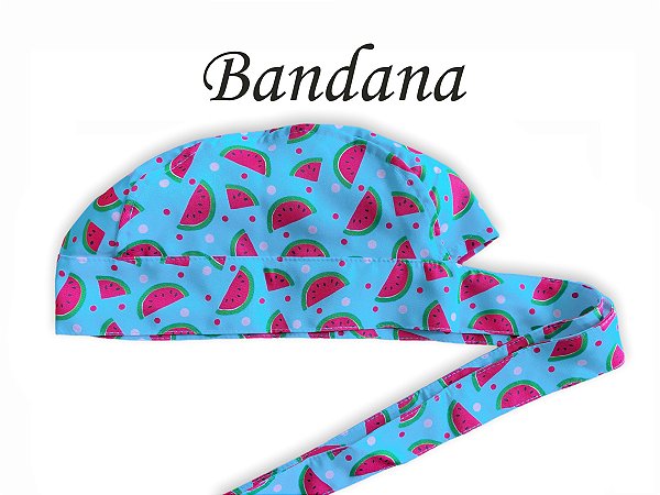 Touca Pirata - Bandana Melancia  - Uniblu
