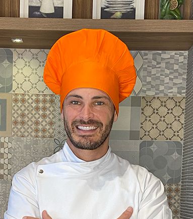 Touca Chefe - Laranja ( unisex ) uniblu