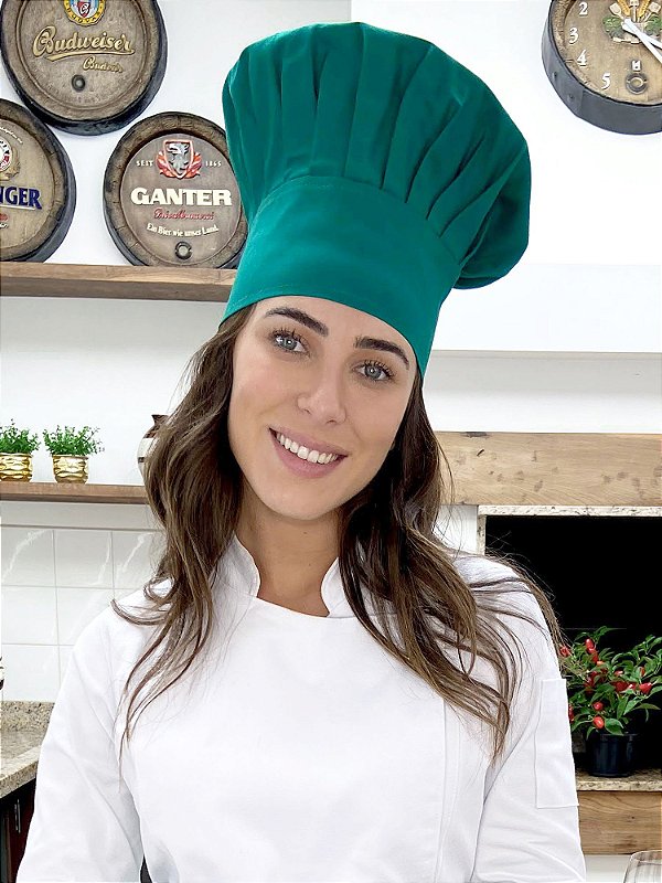 Touca Chefe -Verde - uniblu