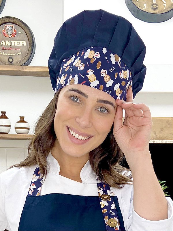 Touca Paris - Chefinho Marinho - Uniblu