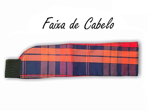 Faixa de Cabelo - Xadrez Lord - Uniblu