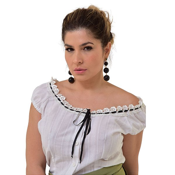 BLUSA RENDA SOPHIA LOREN