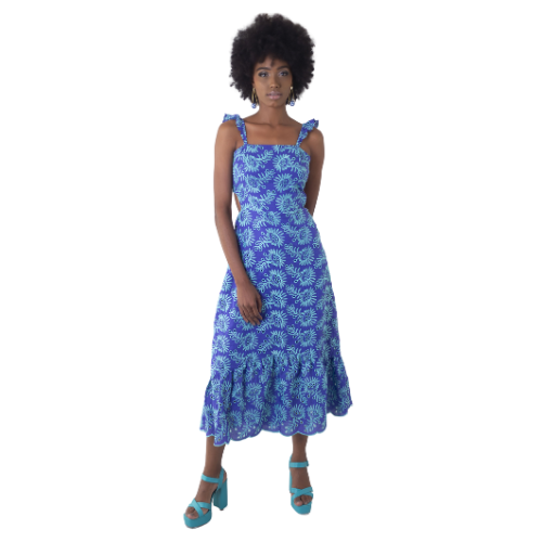 VESTIDO MIDI LAISE  LILIAN